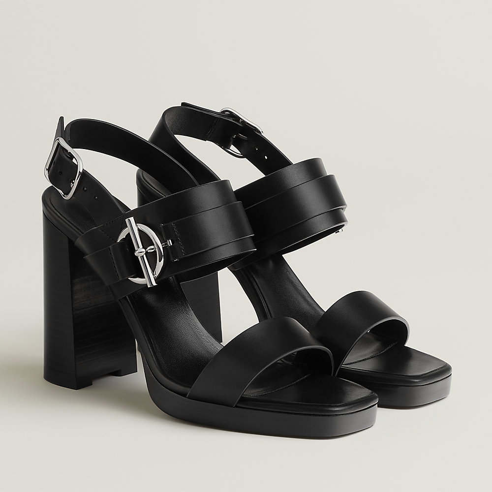 Sandália Keen 90 - Preto | Hermès Brasil